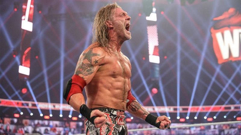 Edge won the 30-man Royal Rumble match