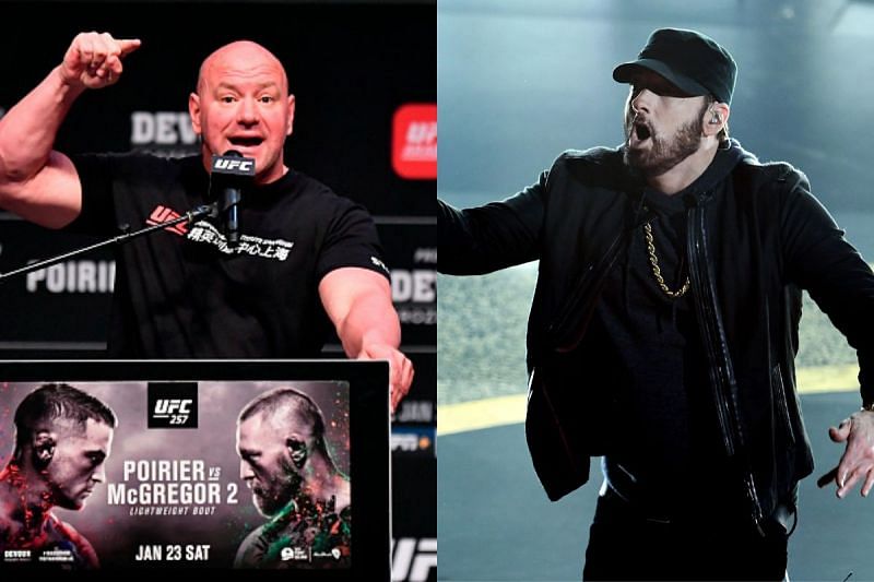 Eminem got involved in a verbal disagreement with UFC president Dana White