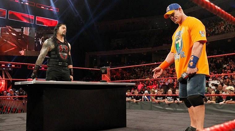 John Cena showed Roman Reigns that there are levels to the game.