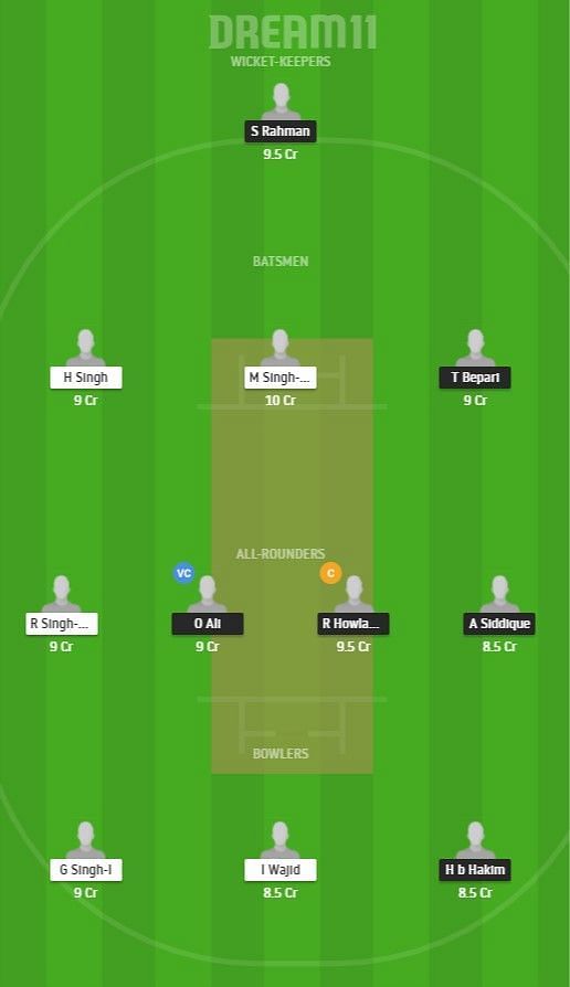 BEN vs FTH Dream11 team