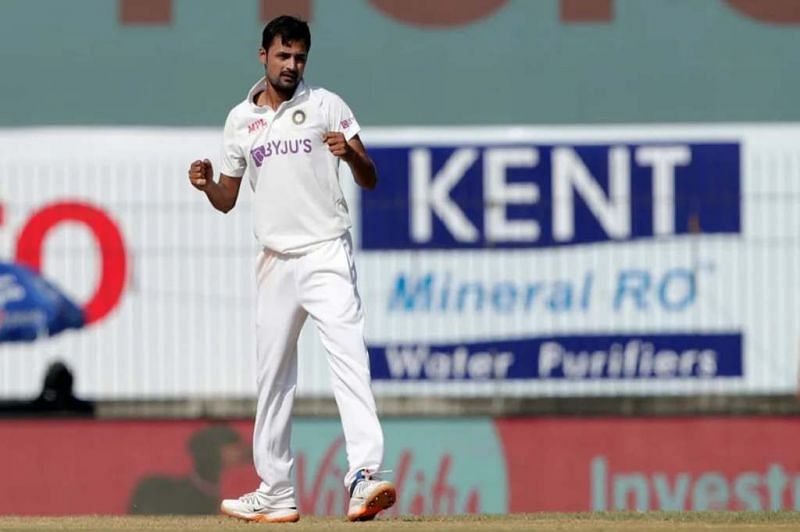 Shahbaz Nadeem got four wickets but struggled for control.