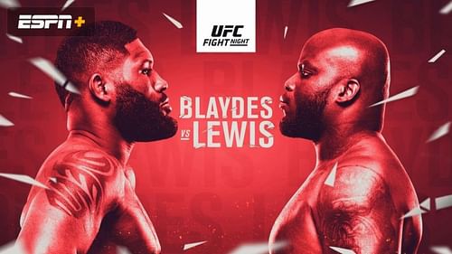 Curtis Blaydes faces Derrick Lewis in this weekend's UFC main event.