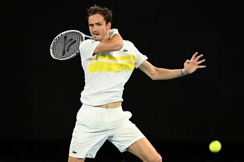 Daniil Medvedev at the 2021 Australian Open