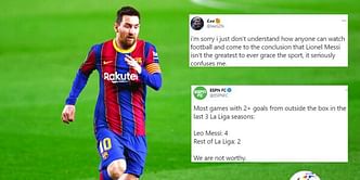 Twitter explodes as Lionel Messi spearheads Barcelona to 5-1 win against Deportivo Alaves