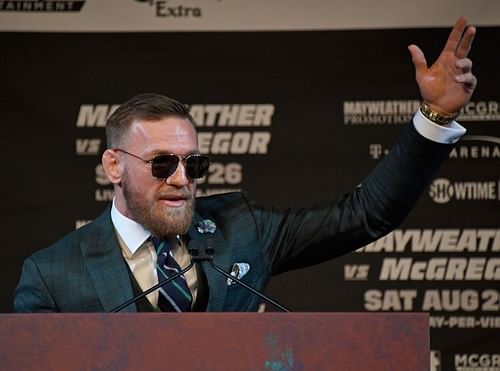 Floyd Mayweather Jr. v Conor McGregor - News Conference