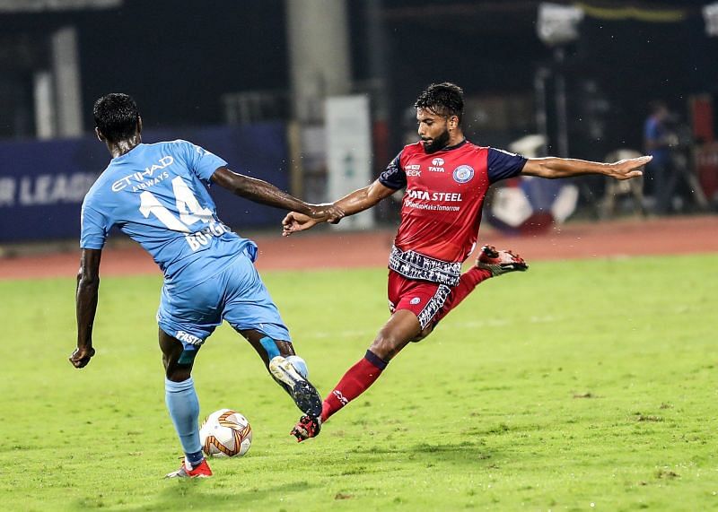 Action from the last ISL meeting between Mumbai City FC and Jamshedpur FC (Image: ISL)