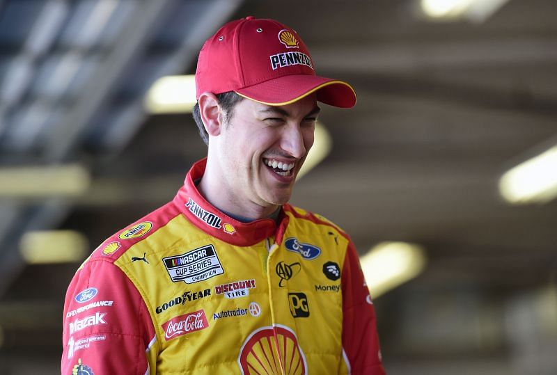 Joey Logano in the garage during the 2020 Daytona 500 practice.&nbsp;(Photo by Jared C. Tilton/Getty Images)