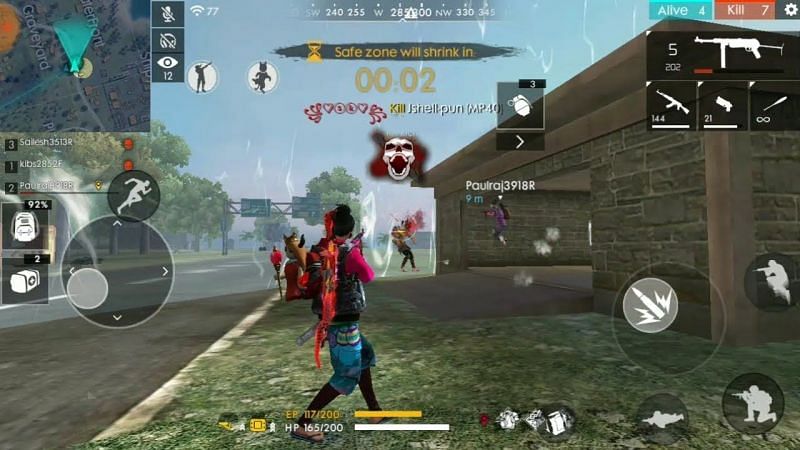 Garena Free Fire is more cartoonish compared to PUBG Mobile (Image via SK GAMING, YouTube)