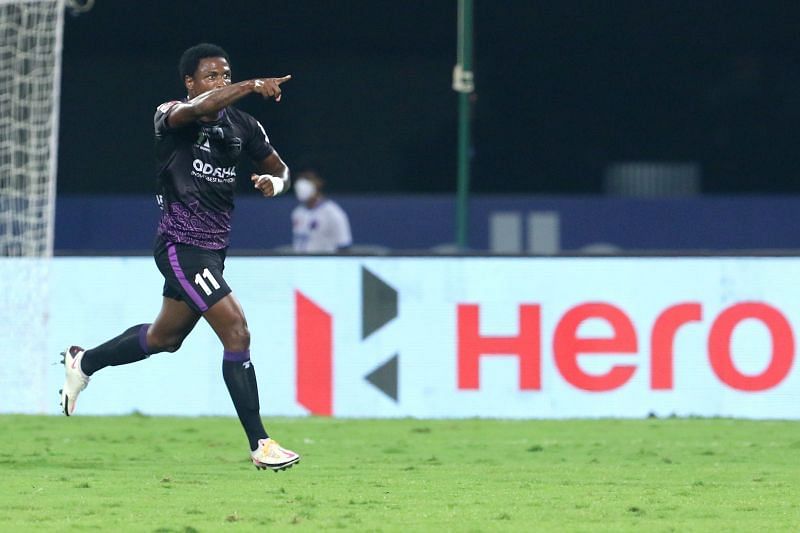 Odisha FC&#039;s Diego Mauricio will be eager to continue his form against NorthEast United FC (Image Courtesy: ISL Media)