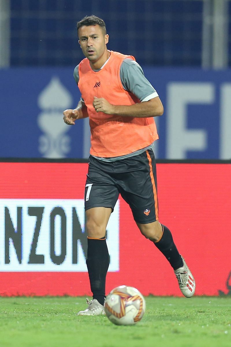 FC Goa&#039;s striker Igor Angulo will hope he can guide his side to another win (Image Courtesy: ISL Media)