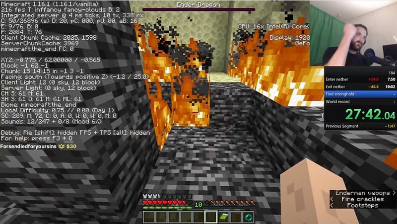 Minecraft speedrun record smashed as xQc Forsen rivalry continues