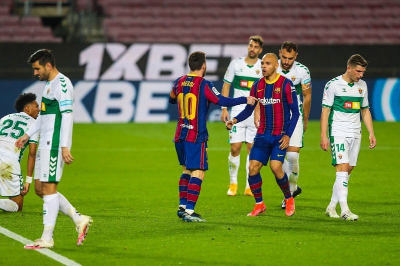 Lionel Messi scored a brace.