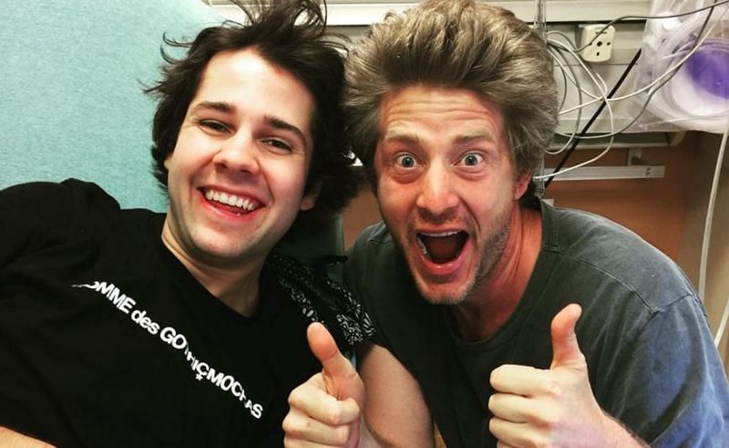 David Dobrik and Jason Nash have come in for criticism online m