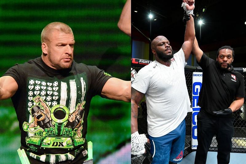 Triple H (left) and Derrick Lewis (right)