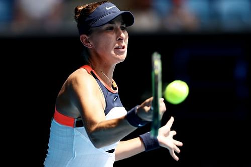 Belinda Bencic at the 2021 Australian Open