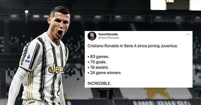 Twitter explodes as stunning Cristiano Ronaldo brace lifts Juventus to 3-0 victory
