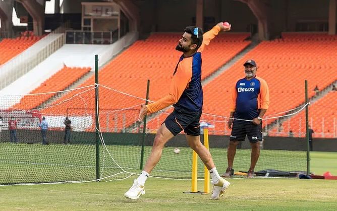 Watch: Virat Kohli imitates Steve Smith’s antics and Jacques Kallis’ bowling style