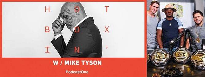 How many UFC stars have been on Hotboxin' with Mike Tyson?