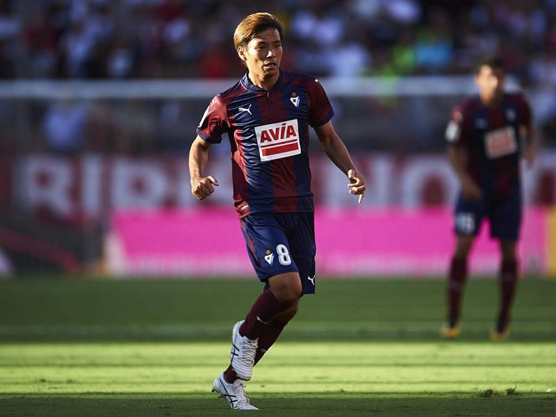 Takashi Inui is the 10th highest all-time appearance-maker for Eibar.