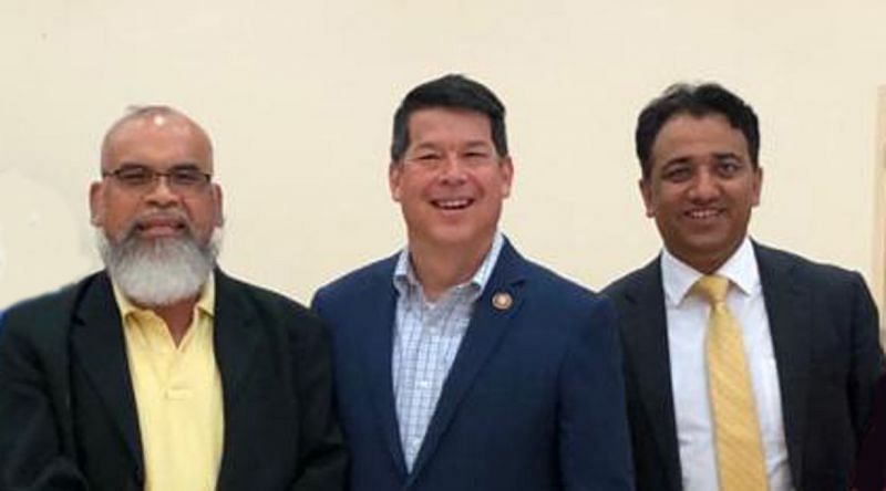 Shammi Rana with Terrance John Cox Representative for California&#039;s 21st Congressional District(File Photo)