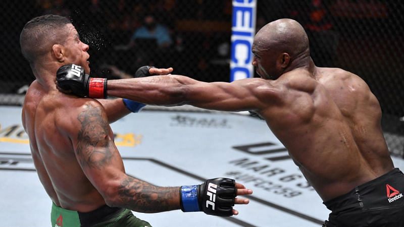 Gilbert Burns (left); Kamaru Usman (right)