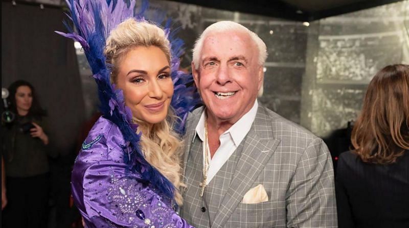 Charlotte Flair and Ric Flair