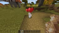 Minecraft Cat with hearts collar