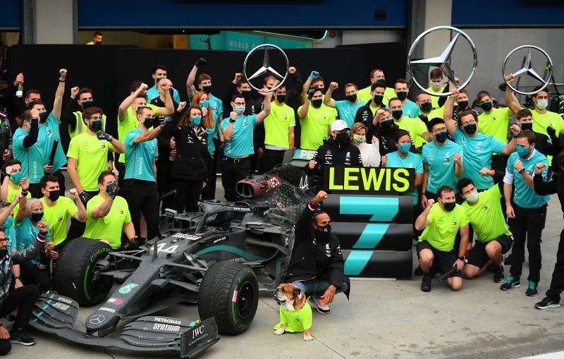 Lewis Hamilton wins the 2020 F1 Drivers&#039; Championship at the Turkish Grand Prix