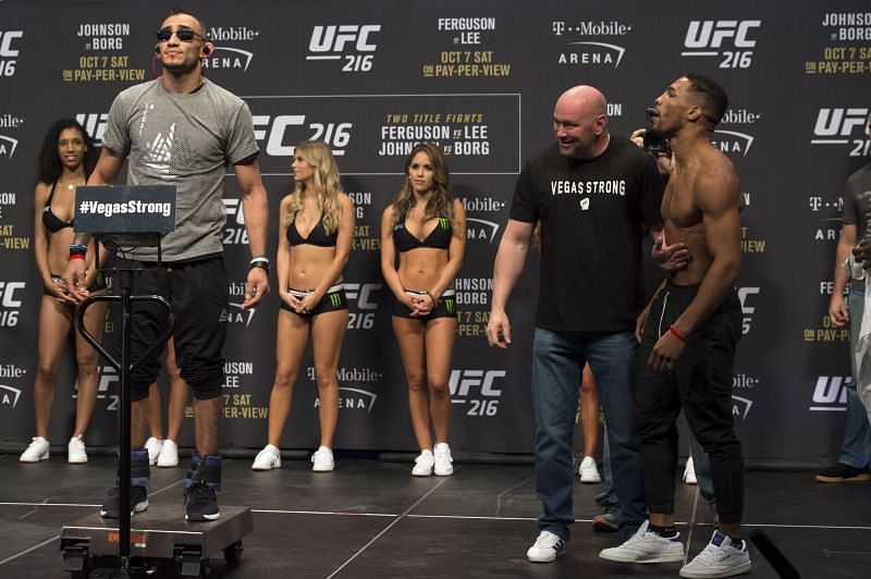 Kevin Lee and Tony Ferguson faced off at UFC 216