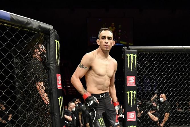 Tony Ferguson reacts to Ali Abdelaziz claiming that Kamaru Usman is the greatest welterweight in UFC history