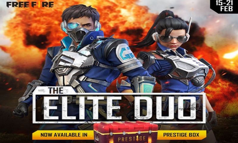 Elite Duo in the Prestige Box (Image via Free Fire / Facebook)