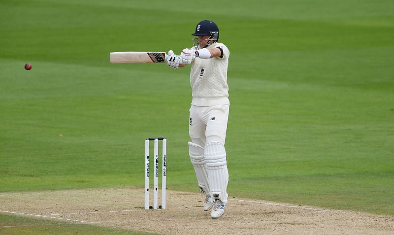 England skipper Joe Root in action