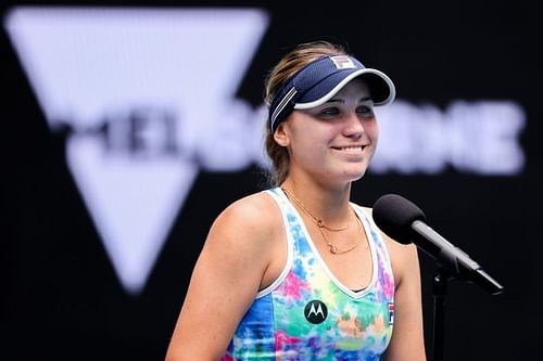 Sofia Kenin at the 2021 WTA 500 Yarra Valley Classic