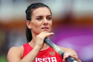 Yelena Isinbaeva at the London 2012 Olympic Games