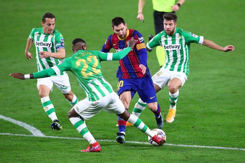 Lionel Messi inspired Barcelona to victory over Real Betis