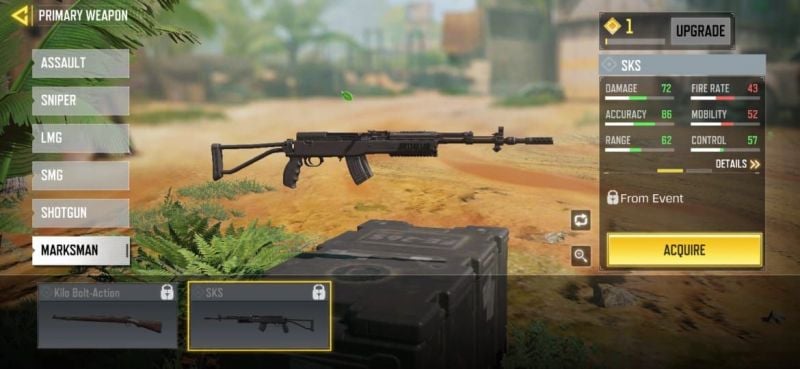 New SKS in Garena COD Mobile: Everything to know