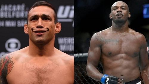 Fabricio Werdum (left); Jon Jones (right)