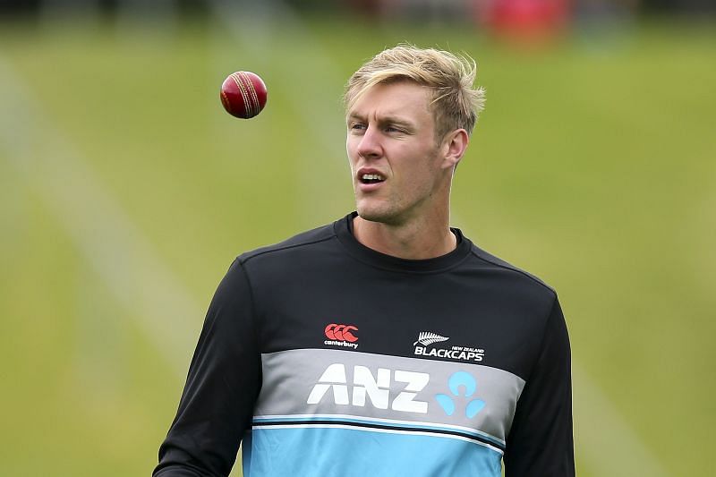 Kyle Jamieson at a New Zealand practice session