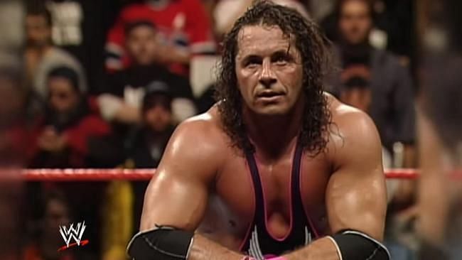 Bret Hart frustrated after the Montreal Screwjob