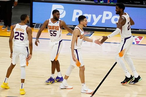 Devin Booker #1 and the Phoenix Suns will take on the Orlando Magic at home on Sunday