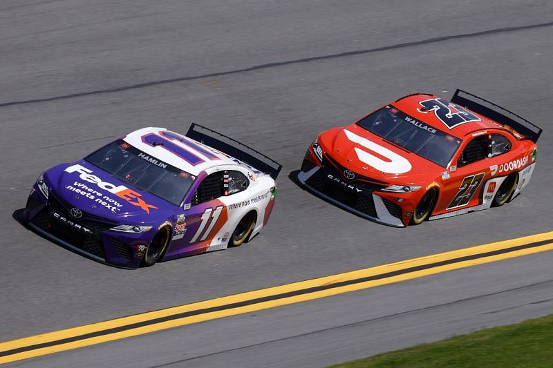 Denny Hamlin and Bubba Wallace are contenders to win the Daytona 500. Photo/Getty Images.