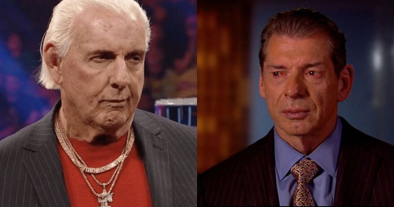 Ric Flair and Vince McMahon.