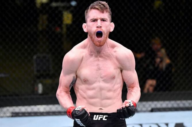 Watch: Cory Sandhagen scores devastating flying knee knockout of Frankie Edgar in early KO of the year contender