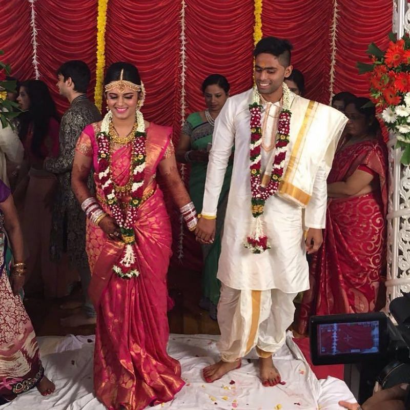 Suryakumar Yadav and his wife