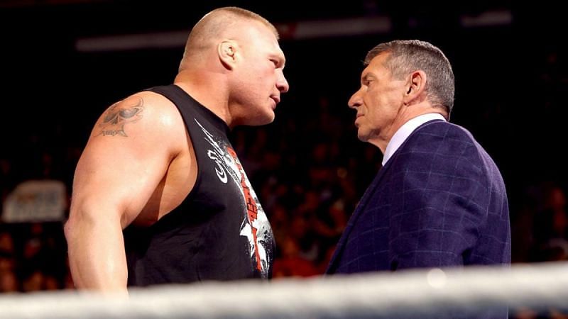 Brock Lesnar and Vince McMahon