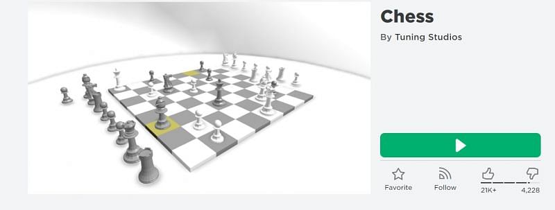 The Chess game on Roblox (Image via Roblox.com)