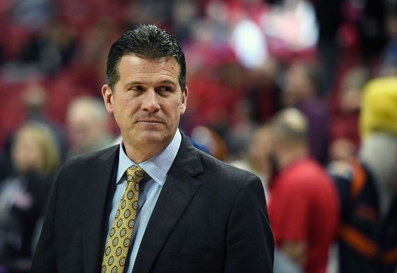 Head coach Steve Alford of the Nevada Wolf Pack