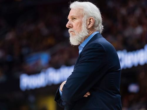 San Antonio Spurs coach Greg Popovich