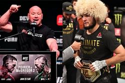 "Mind your own business!" - Dana White's reply to fans asking him to leave Khabib Nurmagomedov alone