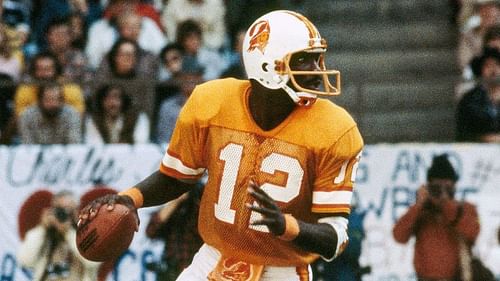 Doug Williams, at QB for the Tampa Bay Buccaneers